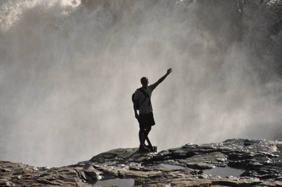 Bem próximo do 'coração' da Cachoeira do Urubu, entre os municípios de Batalha e Esperantina - PI